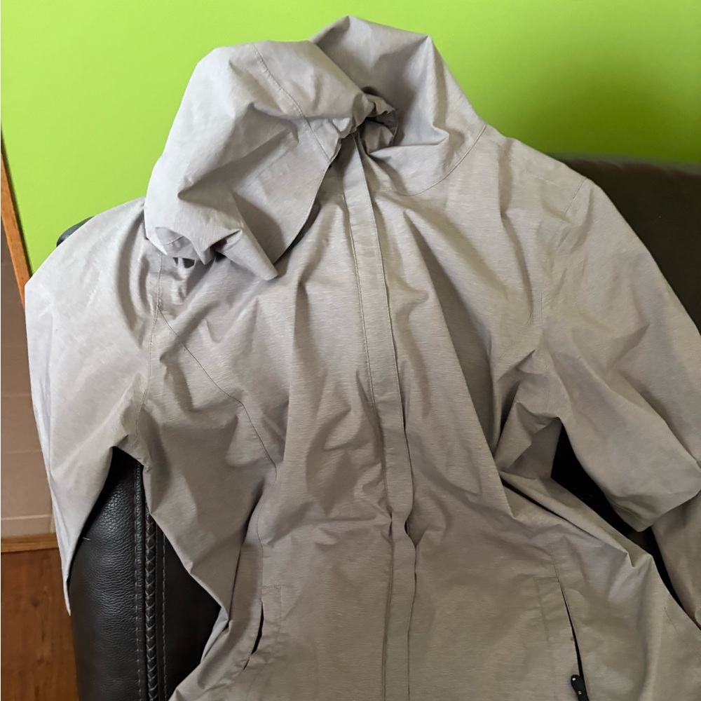 Light Gray Hooded Jacket